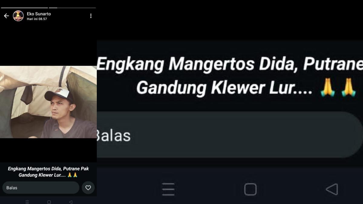 ORANG HILANG - Foto Fido Dida Pratama pria klaten yang dikabarkan hilang saat membeli sparepart motor.