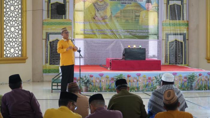BUKA KEGIATAN - Bupati Gorontalo Utara, Thariq Modanggu membuka MTQ X Tingkat Kabupaten Gorontalo Utara  di Masjid Jabal Iqra, Kompleks Perkantoran Bupati, pada Kamis (07/05/2026).