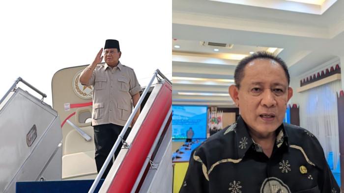 PRABOWO -- Gubernur Gusnar Ismail saat memastikan kunjungan Prabowo Subianto ke Gorontalo besok 09 Mei 2026.