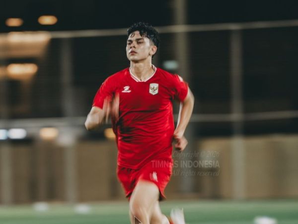 Mathew Baker saat menjalani latihan bersama timnas U-17 Indonesia di ajang Piala Asia U-17 2026.