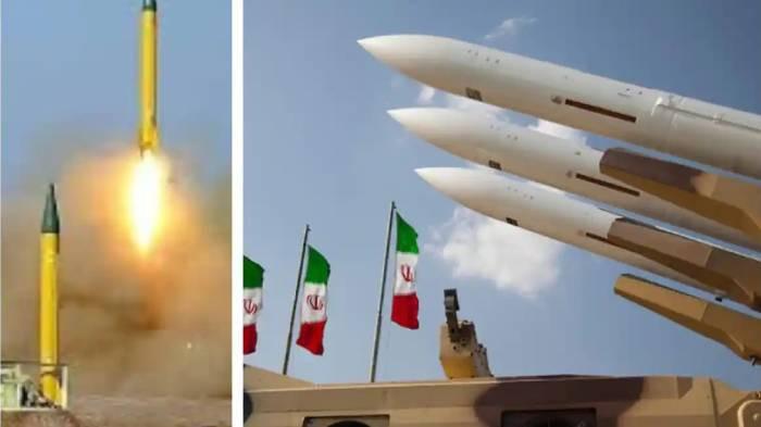 PERTAHANAN UDARA - Kolase foto rudal Iran. Iran telah mengaktifkan pertahanan udaranya setelah Trump bilang telah menyiapkan serangan dahsyat.