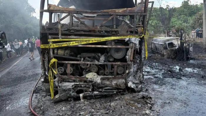 KECELAKAAN BUS ALS - Temuan mengejutkan terungkap dalam proses identifikasi korban kecelakaan maut bus Antar Lintas Sumatera (ALS) di Kabupaten Musi Rawas Utara (Muratara), Sumatera Selatan.