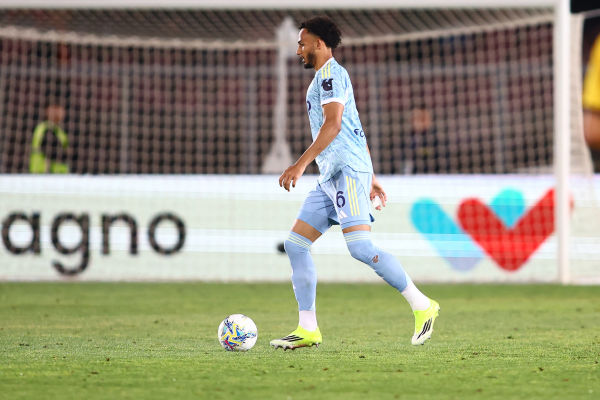 LECCE, ITALY - MAY 09: Lloyd Kelly of Juventus FC during the Serie A match between US Lecce and Juventus FC at Stadio Via del Mare on May 09, 2026 in Lecce, Italy. (Photo by Maurizio Lagana/Getty Images)