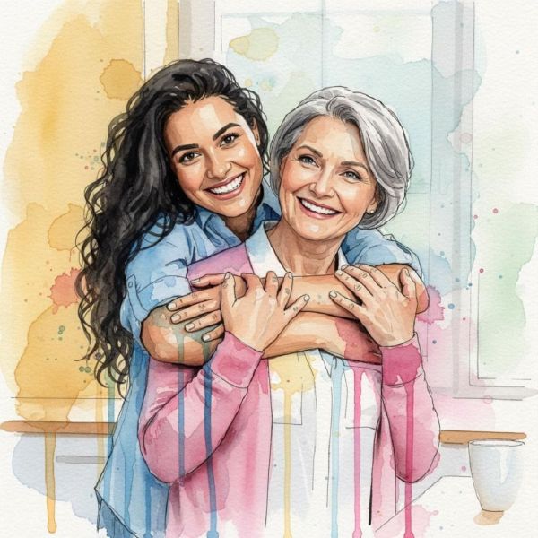 watercolor painting portrait