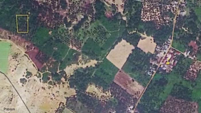 Foto udara Kecamatan Dengilo, Kabupaten Pohuwato.