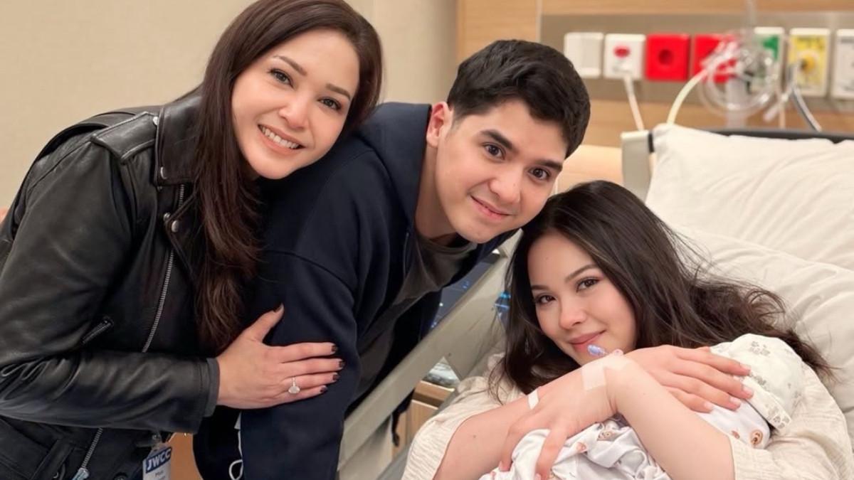 ALYSSA DAGUISE MELAHIRKAN - Maia Estianty mengungkapkan kebahagiaannya setelah resmi menjadi nenek usai kelahiran cucu pertama dari pasangan Al Ghazali dan Alyssa Daguise.