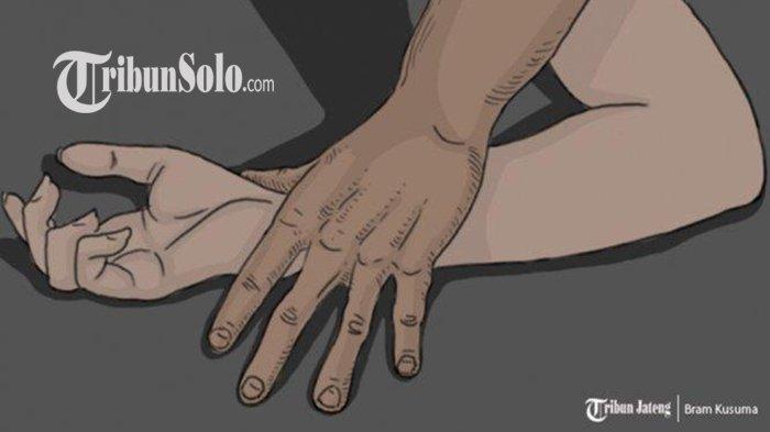 KASUS KEKERASAN SEKSUAL - Ilustrasi kekerasan seksual. Seorang perempuan muda X (24), warga Kota Solo, melaporkan ayah kandungnya ke Polres Sukoharjo atas dugaan tindak pidana kekerasan seksual (TPKS) yang dialaminya selama sembilan tahun terakhir. Korban akhirnya memberanikan diri untuk speak-up pada akhir April 2026.