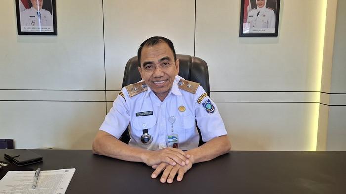 Kepala Bakuda Provinsi Bangka Belitung, Yunan Helmi saat ditemui di ruang kerjanya, Rabu (11/3/2026).