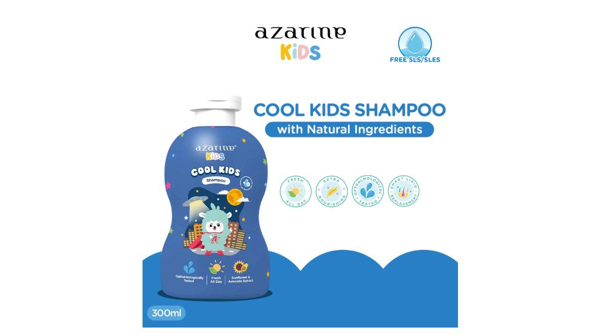 Ilustrasi kelebihan produk Azarine Kids Cool Kids Shampoo 300 ml
