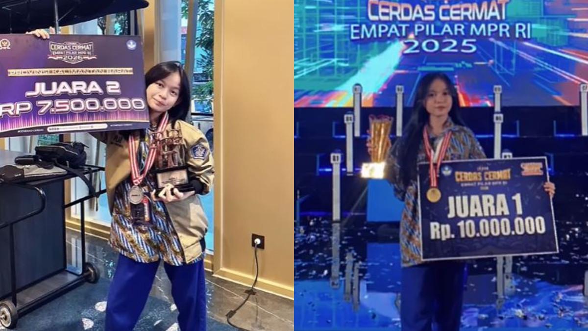 CERDAS CERMAT - Siswi bernama Josepha Alexandra peserta lomba cerdas cermat yang dicurangi juri.