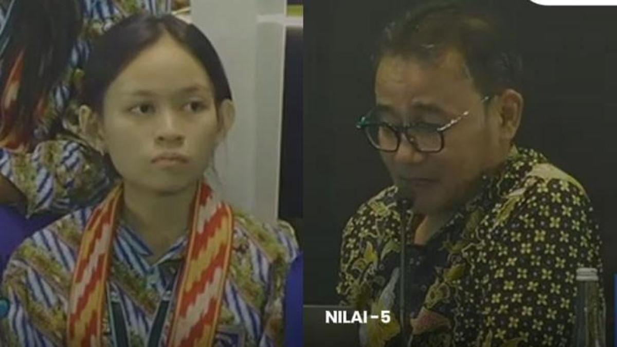 VIRAL CERDAS CERMAT MPR: Inilah sosok siswi SMAN 1 Pontianak yang diduga dicurangi saat lomba cerdas cermat MPR. Jawabannya benar tapi malah disalahkan oleh juri.