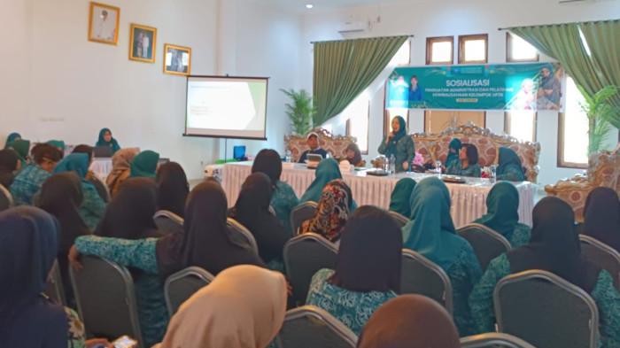 sosialisasi penguatan UP2K di Rudis Bupati Bolmong