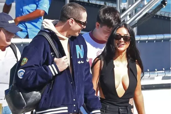 Pete Davidson and Kim Kardashian