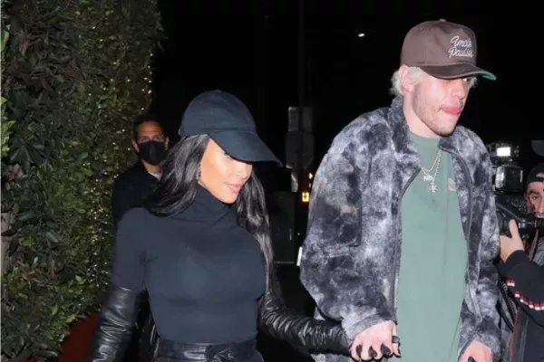 Pete Davidson and Kim Kardashian