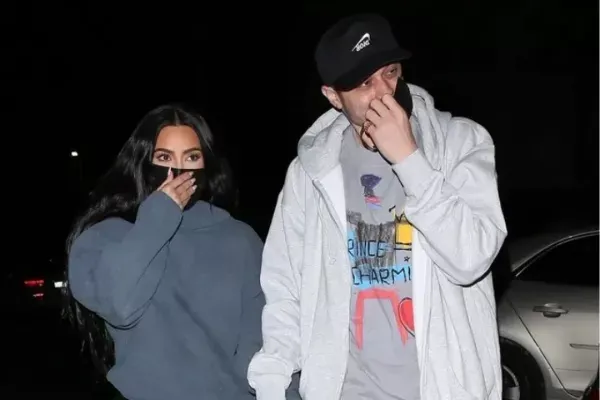 Pete Davidson and Kim Kardashian