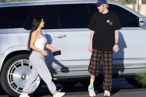 Kim Kardashian and Pete Davidson