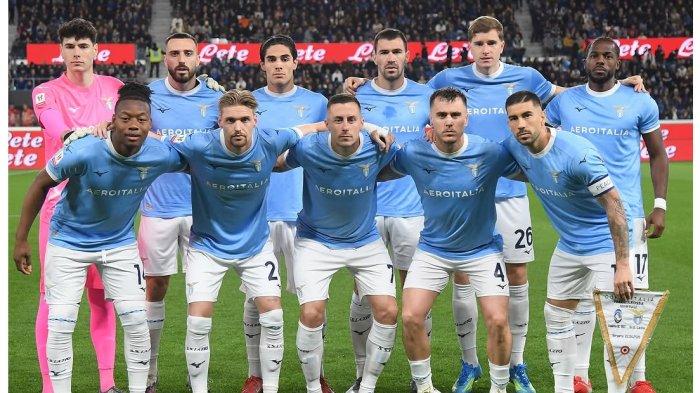 MELAJU KE FINAL - Skuad Lazio saat menghadapi Atalanta pada leg kedua semifinal Coppa Italia, di Stadion New Balance Arena, Kamis (23/4/2026). Il Biancoceleste bakal menghadapi Inter Milan di partai final.