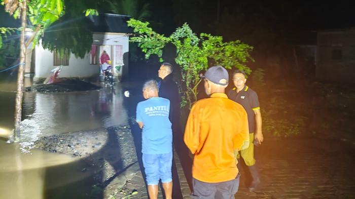 pemukiman warga terdampak banjir di desa Toruakat, Kecamatan Dumoga