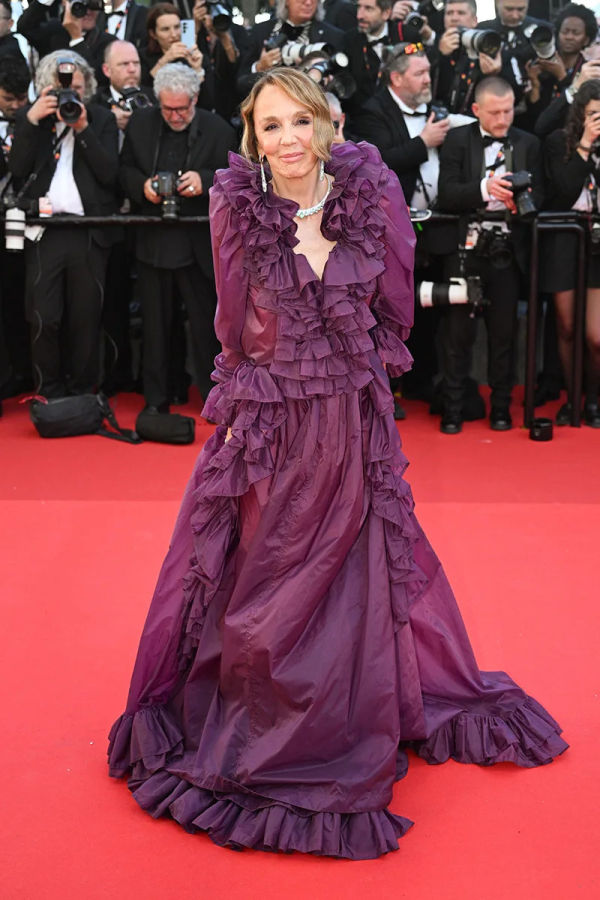 Philippine Leroy-Beaulieu at the premiere of 'La Venus Electrique' at the 79th Festival de Cannes held at Palais des Festivals on May 12, 2026 in Cannes, France.
