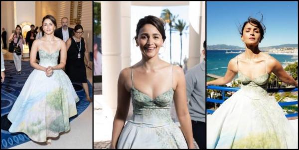 Cannes 2026: Alia Bhatt stuns in plunging neckline, dreamy mint-green gown; exudes Disney princess vibes, poses at French Riviera (Pics)