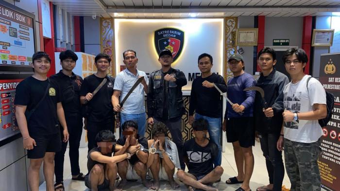 KOMPLOTAN BEGAL DITANGKAP POLISI
