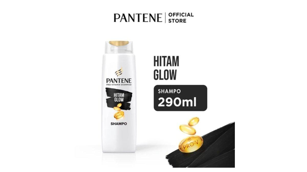 Ilustrasi Pantene Shampoo Hitam Glow 290 ml