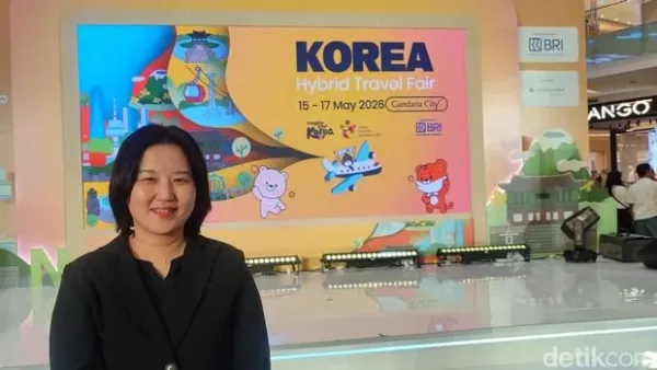 Direktur Korea Tourism Organization (KTO) untuk Indonesia Kim Jisun, saat ditemui di Korea Travel Fair.