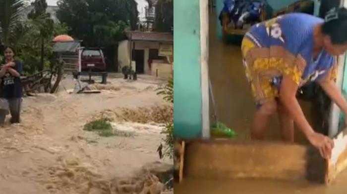 BANJIR GORONTALO -- Tangkapan layar video banjir di Desa Ilheluma, Kecamatan Tilongkabila, Kabupaten Bone Bolango, Gorontalo, Jumat (15/5/2026). (Sumber foto: BPBD Kabupaten Bone Bolango)