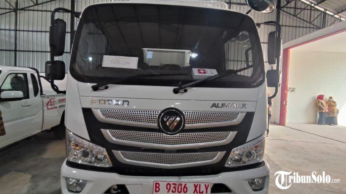 Penampakan Truk Foton Aumark yang menjadi truk operasional