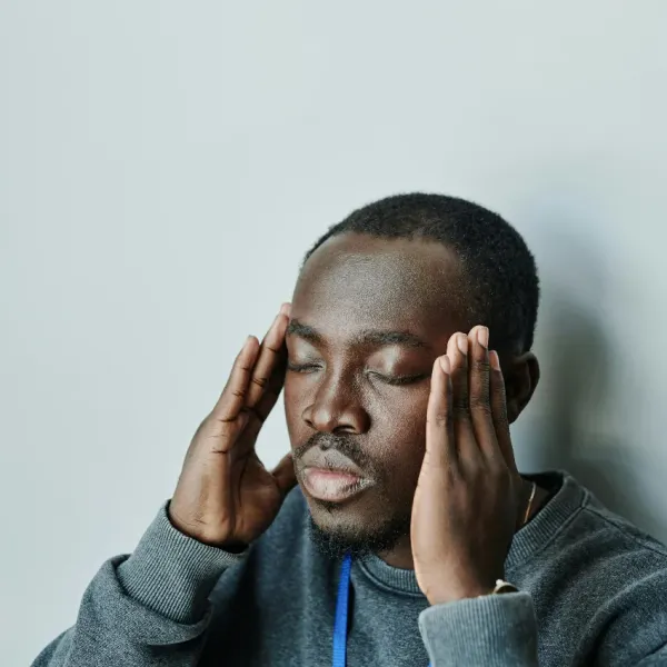 man making a decision that will split the timeline