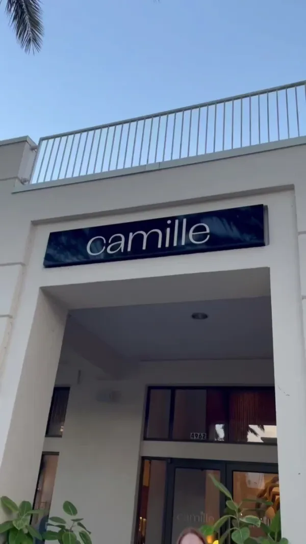 Diners experience at Camille restaurant