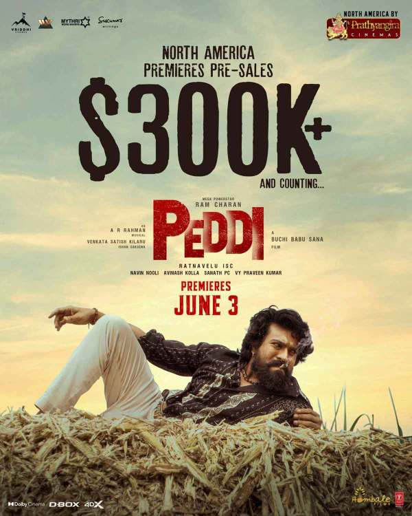 Ram Charan’s ‘Peddi’ Crosses $300K In North America Pre-Sales Ahead Of Trailer Launch