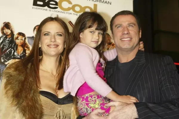 John Travolta and Kelly Preston