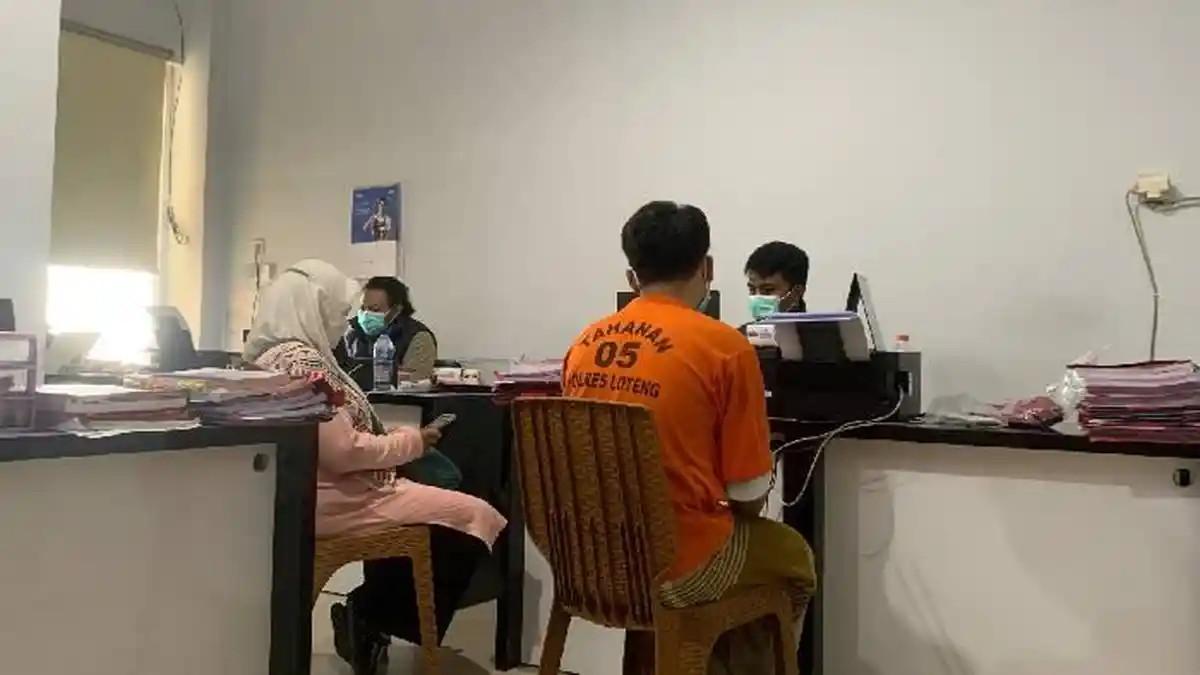 PELECEHAN SEKSUAL - Tersanga MY (28), oknum guru ponpes di Kecamatan Pujut, Lombok Tengah yang diduga melakukan pelecehan seksual terhadap muridnya.