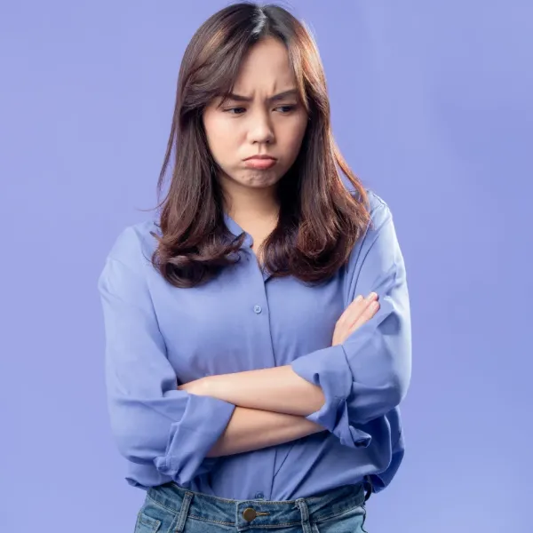 woman playing the victim not ready for manifestation