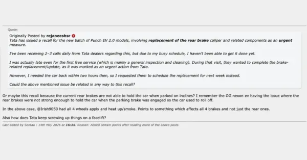 team bhp post on tata recall team bhp post on tata recall