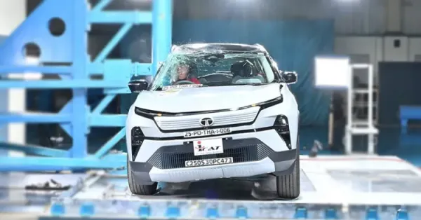 tata harrier ev crash test bncap tata harrier ev crash test bncap