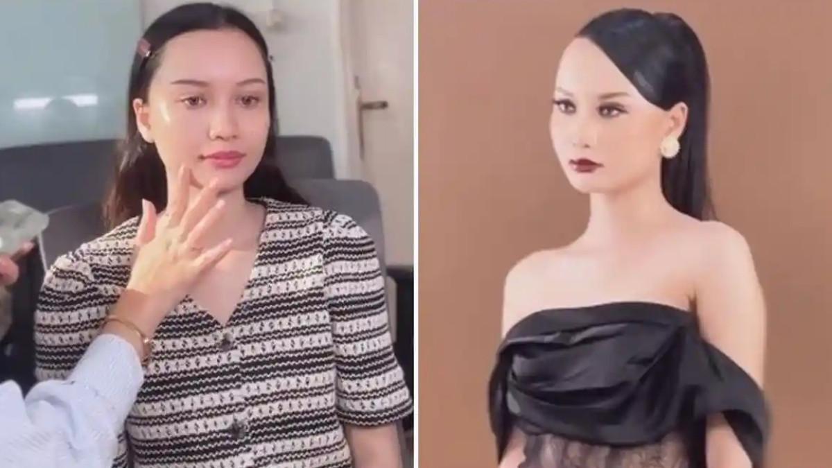 KORBAN BEGAL - Model bernama Ansy Jan De Vries jadi korban begal saat naik ojek online di kawasan Kebon Jeruk, Sabtu (16/5/2026) malam.