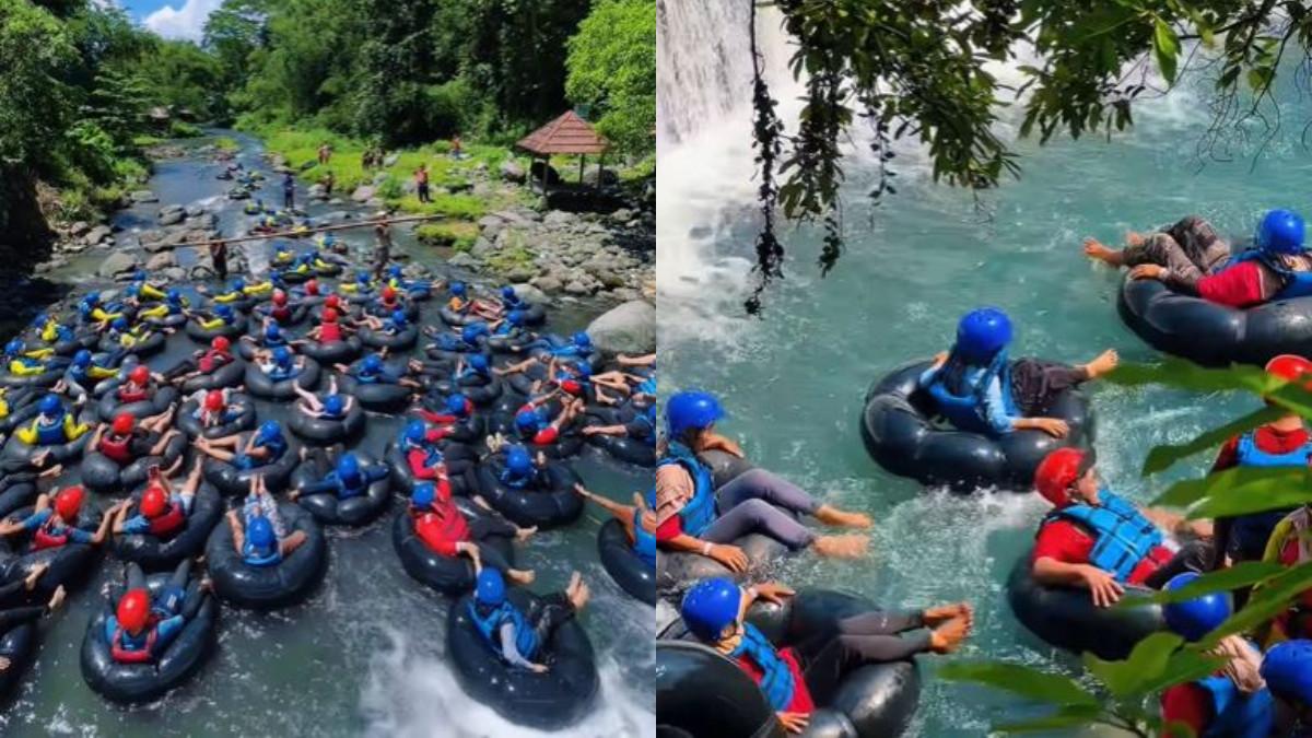 River tubing Cokro Klaten sajikan wahana air jernih.