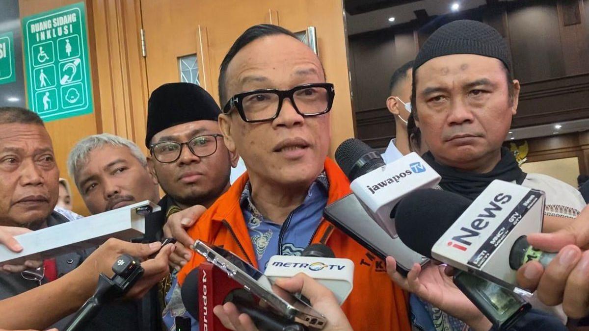 KASUS KORUPSI - Eks Wamenaker Immanuel Ebenezer alias Noel saat memberikan keterangan di Pengadilan Tipikor Jakarta, Senin (26/1/2026).