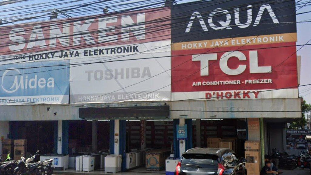 Foto Toko Hokky Jaya Elektronik Ciledug yang diambil Google Maps pada Maret 2026.