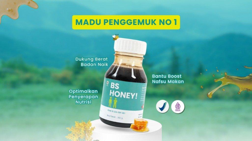 Madu BS Honey untuk meningkatkan nafsu makan.