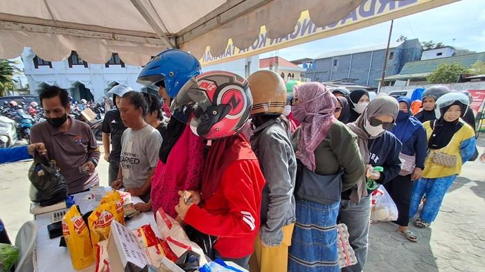 Kegiatan Gerakan Pangan Murah kembali dilaksanakan Pemkot Tarakan hari ini
