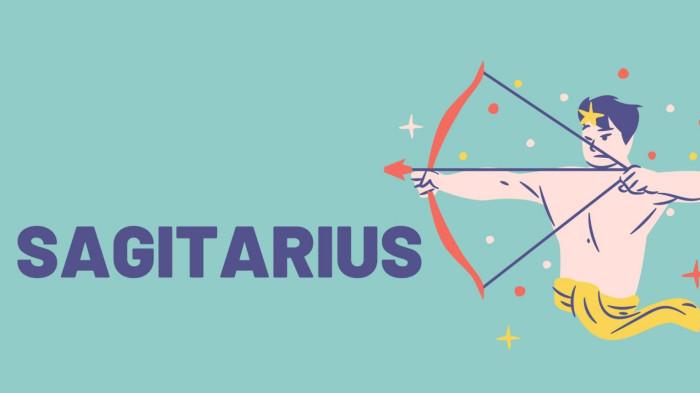 HOROSKOP ZODIAK - Ilustrasi logo zodiak Sagitarius 