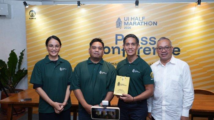 Ikatan Alumni Universitas Indonesia (ILUNI UI) secara resmi membuka rangkaian gelaran akbar UI Half Marathon 2026 (UIHM 2026) melalui konferensi pers yang diselenggarakan di Kopitagram Centang Biru Ampera, Rabu (20/5).