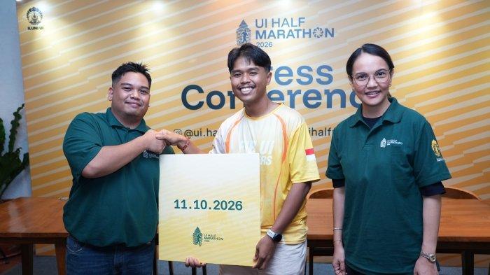 Ikatan Alumni Universitas Indonesia (ILUNI UI) secara resmi membuka rangkaian gelaran akbar UI Half Marathon 2026 (UIHM 2026) melalui konferensi pers yang diselenggarakan di Kopitagram Centang Biru Ampera, Rabu (20/5).