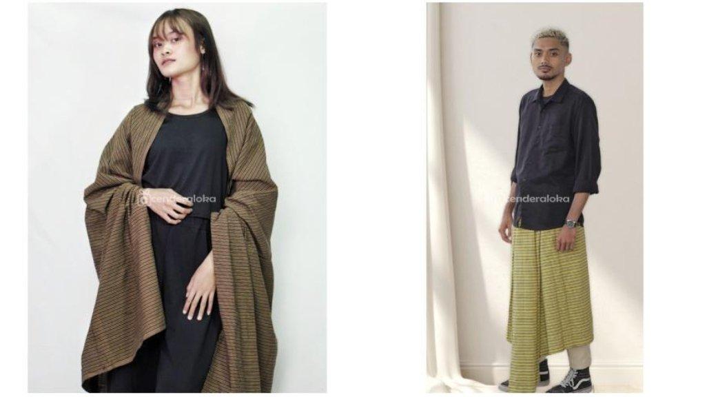 Kain Lurik Khas Pedan Klaten Bahan 100 Persen Katun.