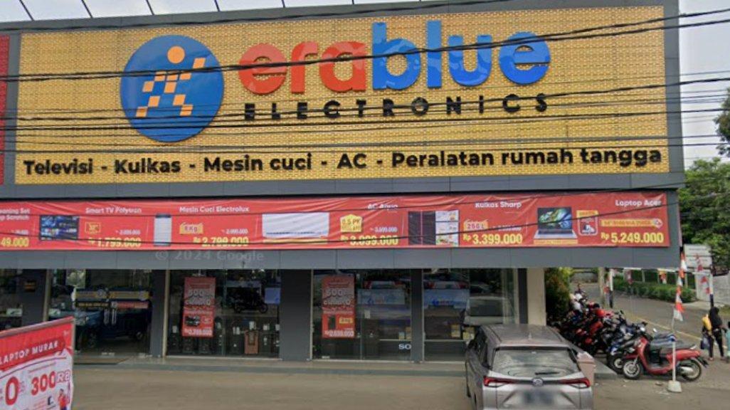 Foto Toko Erablue Electronics di di Jl. Siliwangi, Pamulang Bar., Kecamatan Pamulang, Kota Tangerang Selatan, Banten 15417, yang diambil Google Maps pada Agustus 2024.
