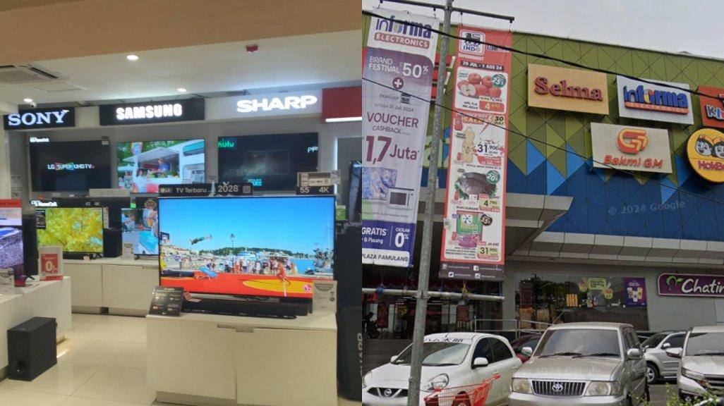Foto Toko Informa Electronics LP Pamulang yang diambil Google Maps pada Agustus 2024.