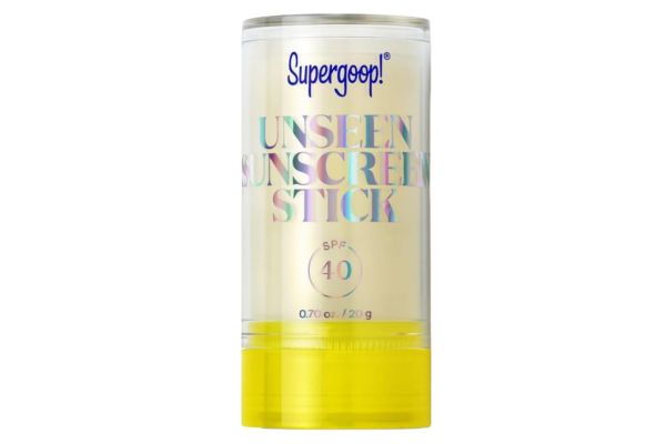 Supergoop! Unseen Sunscreen Stick - SPF 40 - Clear & Invisible Sun Protection - Broad Spectrum Face Sunscreen - Glides Over Makeup - Natural Finish - For All Skin Types Credit: Amazon